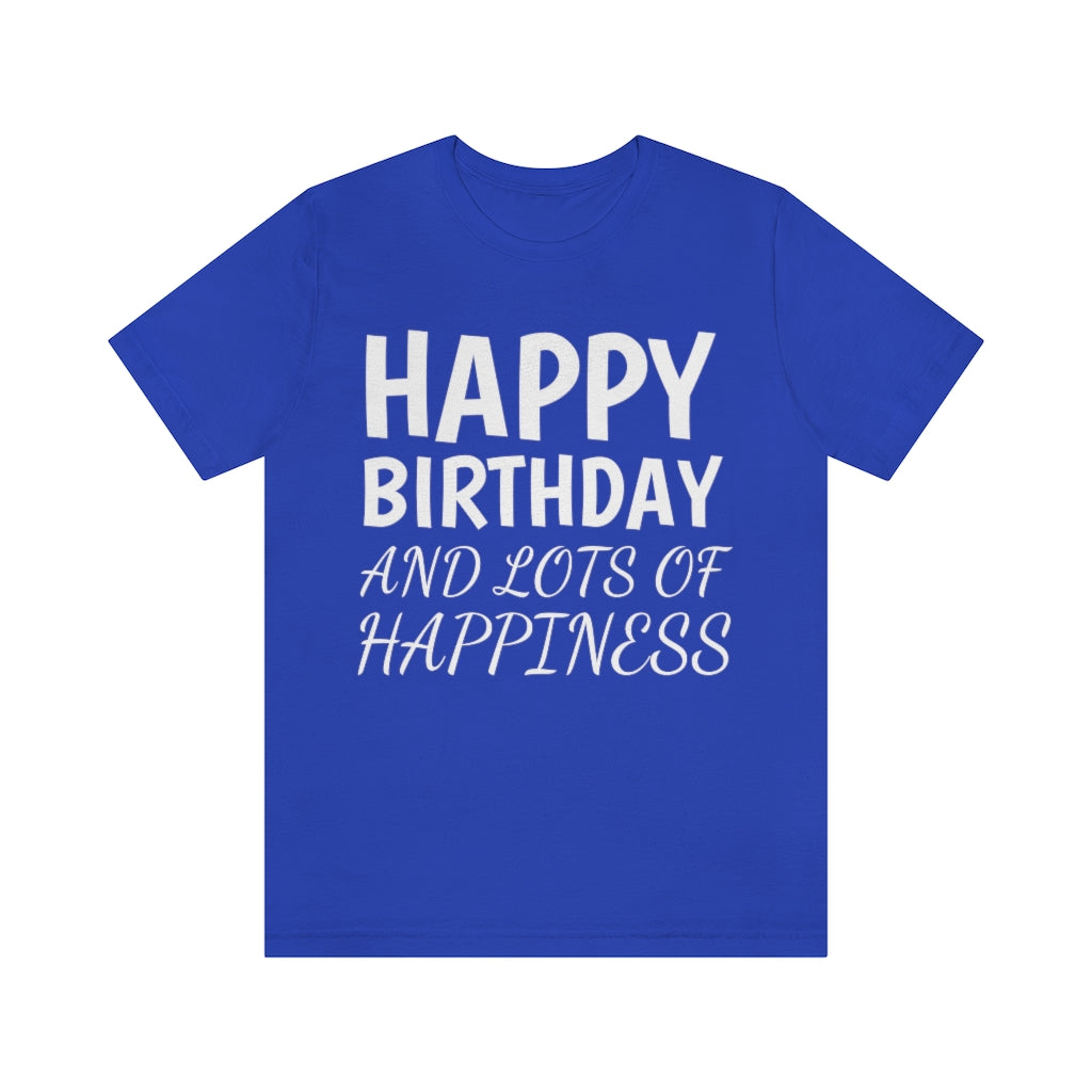Birthday T-Shirt | Birthday Apparel True Royal T-Shirt Petrova Designs