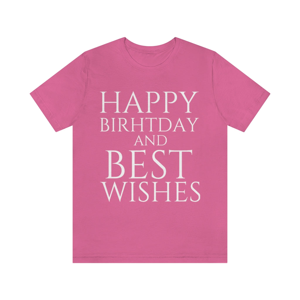 Birthday T-Shirt | Birthday Apparel Charity Pink T-Shirt Petrova Designs