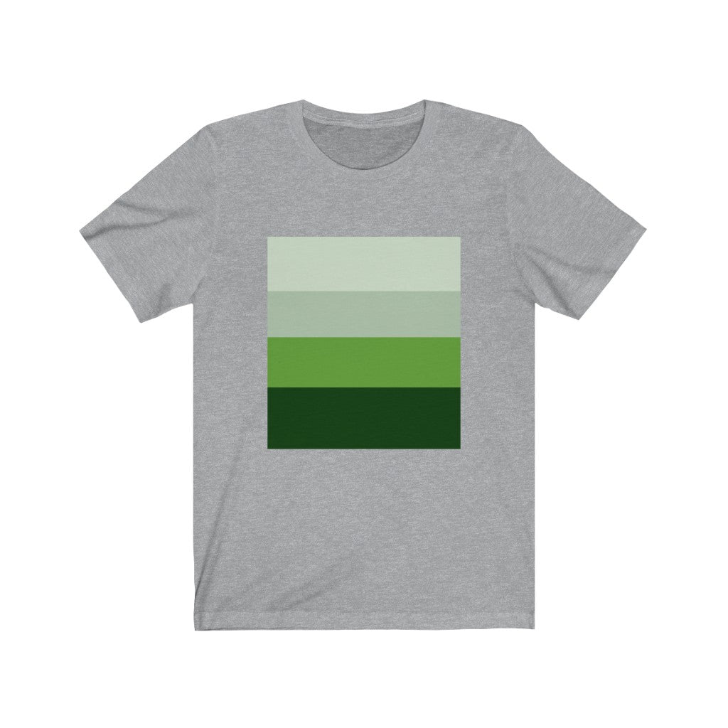 Shades of Green Rectangles Geometric T-Shirt | Contemporary Design | Petrova Designs Athletic Heather T-Shirt Casual Outfit Contemporary Design Cotton Crew neck Exceptional Craftsmanship Fashion Collection Fashion Statement Geometric Tee Geometric Tshirts geometrical t-shirt Gift for Fashion Enthusiasts Made in USA Modern Fashion Modern Wardrobe Petrova Designs Rectangle Pattern Shades of Green Sharp Lines T-shirts Trendy Fashion Unisex Versatile Style Vibrant Colors