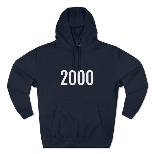 Navy Hoodie Pullover Hoodie Numeroogical Sweatshirt for Numbered Hoodie Outfit with Year 2000 Petrova Designs