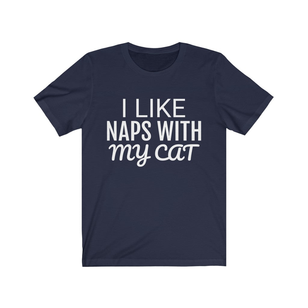 Navy T-Shirt Tshirt Gift for Friends and Family Short Sleeve T Shirt For Cat Lovers Gift Petrova Designs