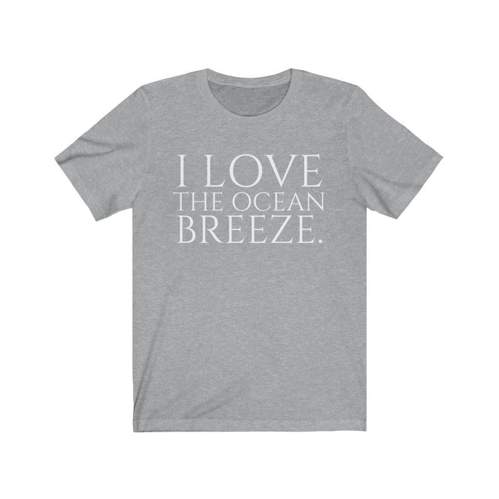 Ocean T-Shirt | Ocean Breeze Athletic Heather T-Shirt Petrova Designs