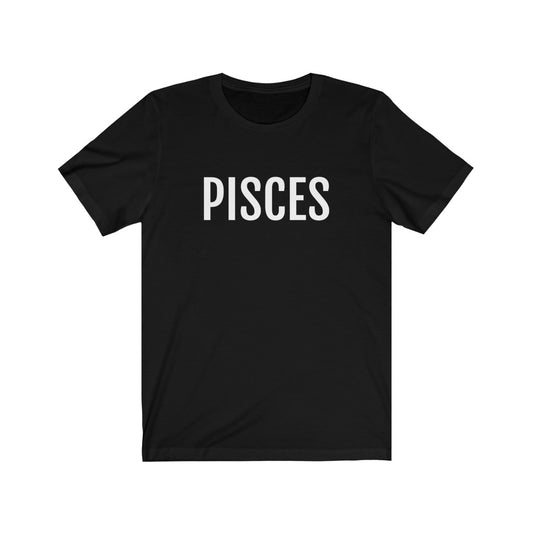 Pisces T-Shirt | Pisces Gift Idea Black T-Shirt Petrova Designs