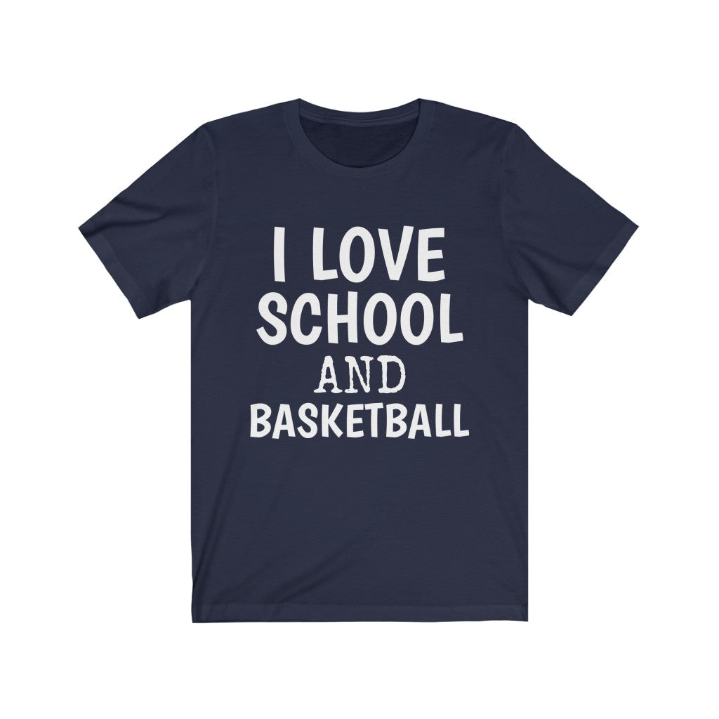Basketball Hobby T-Shirt | Back To School Navy T-Shirt Petrova Designs