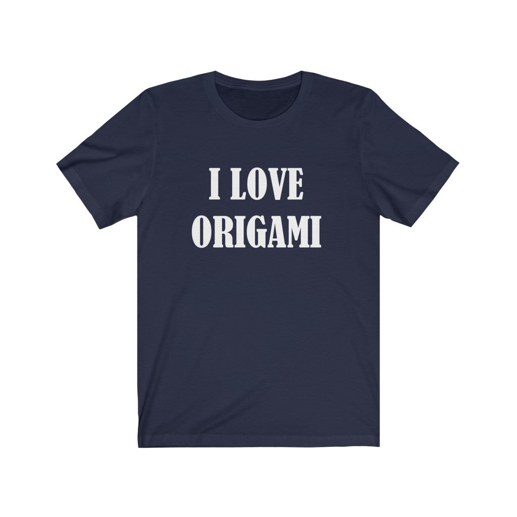 Origami Hobby T-Shirt Navy T-Shirt Petrova Designs