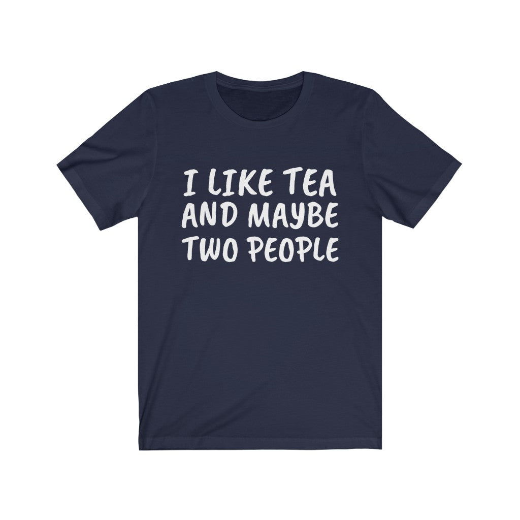 Tea T-Shirt | Tea Enthusiast Gift Idea Navy T-Shirt Petrova Designs
