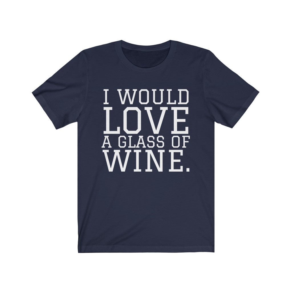 Wine T-Shirt | For Wine Lovers Navy T-Shirt Petrova Designs