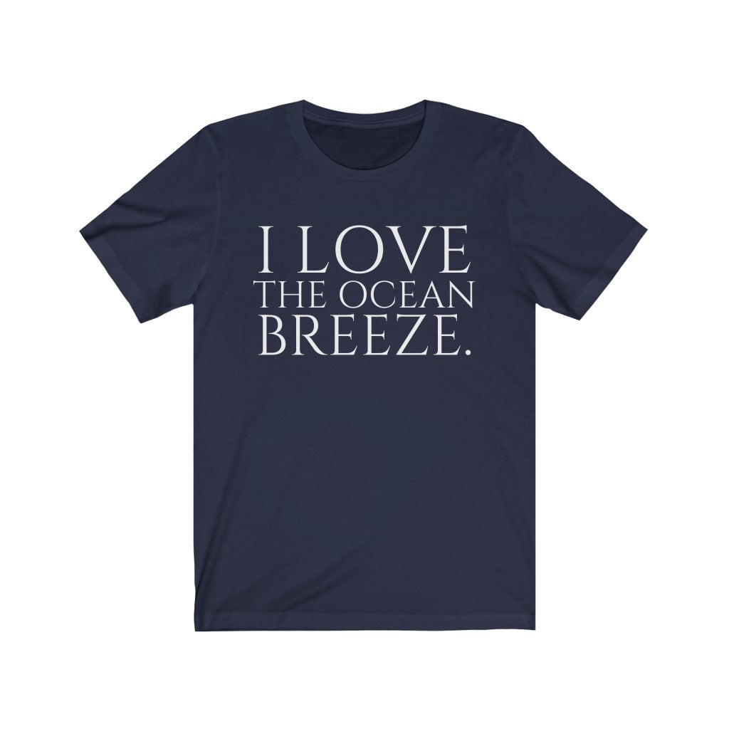 Ocean T-Shirt | Ocean Breeze Navy T-Shirt Petrova Designs
