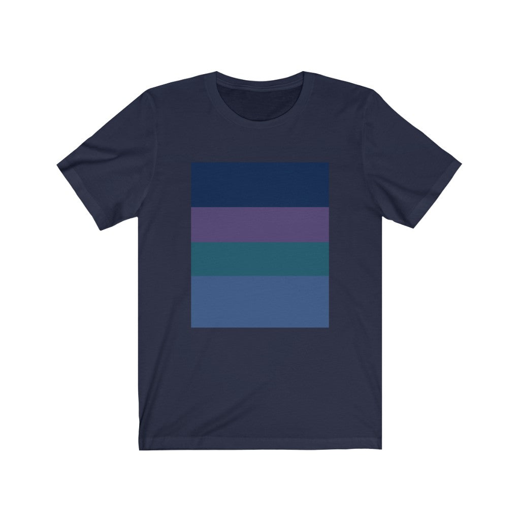 Geometric T-Shirt | Geometrical Tee Navy T-Shirt Petrova Designs
