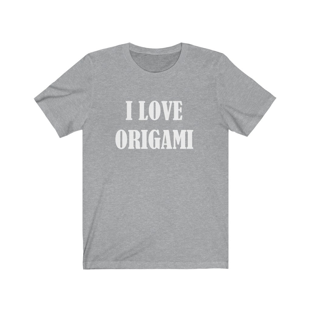 Origami Hobby T-Shirt Athletic Heather T-Shirt Petrova Designs