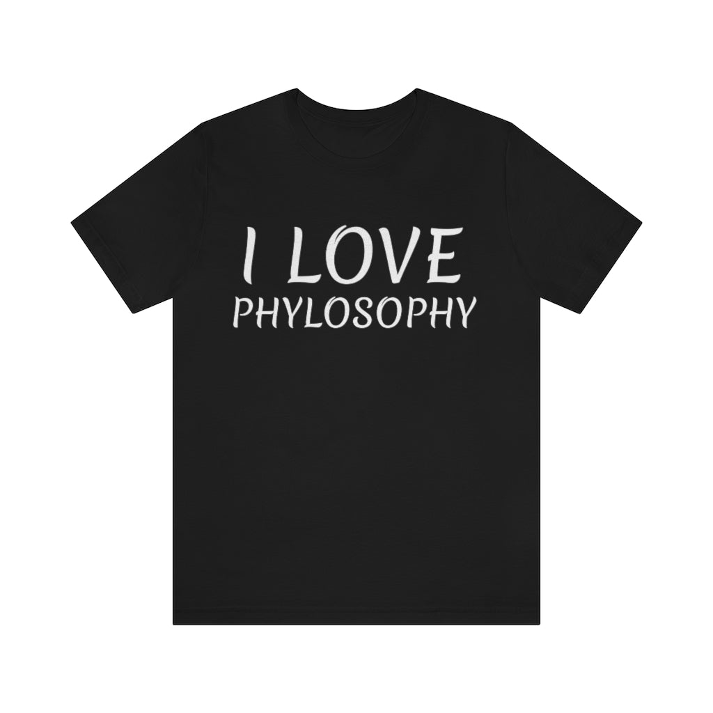 Black T-Shirt Tshirt Design Gift for Friend and Family Short Sleeved Shirt Petrova Designs