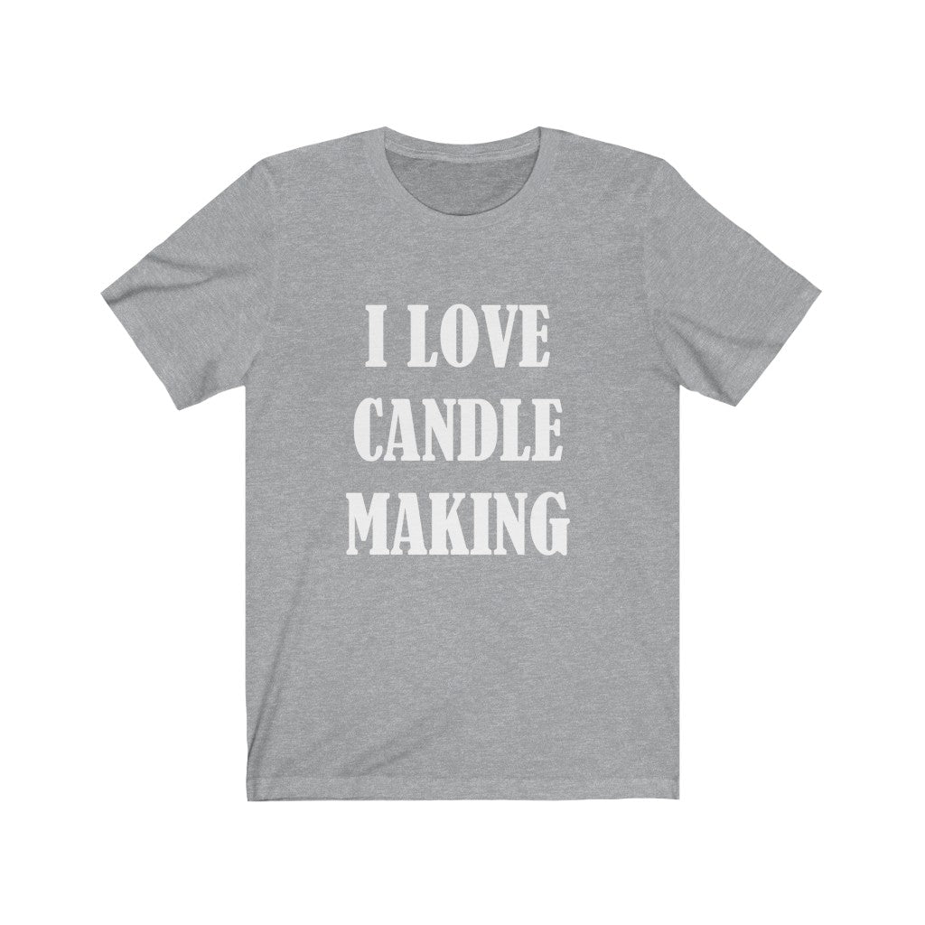 Candle Maker T-Shirt | For Candle Making Person Athletic Heather T-Shirt Petrova Designs