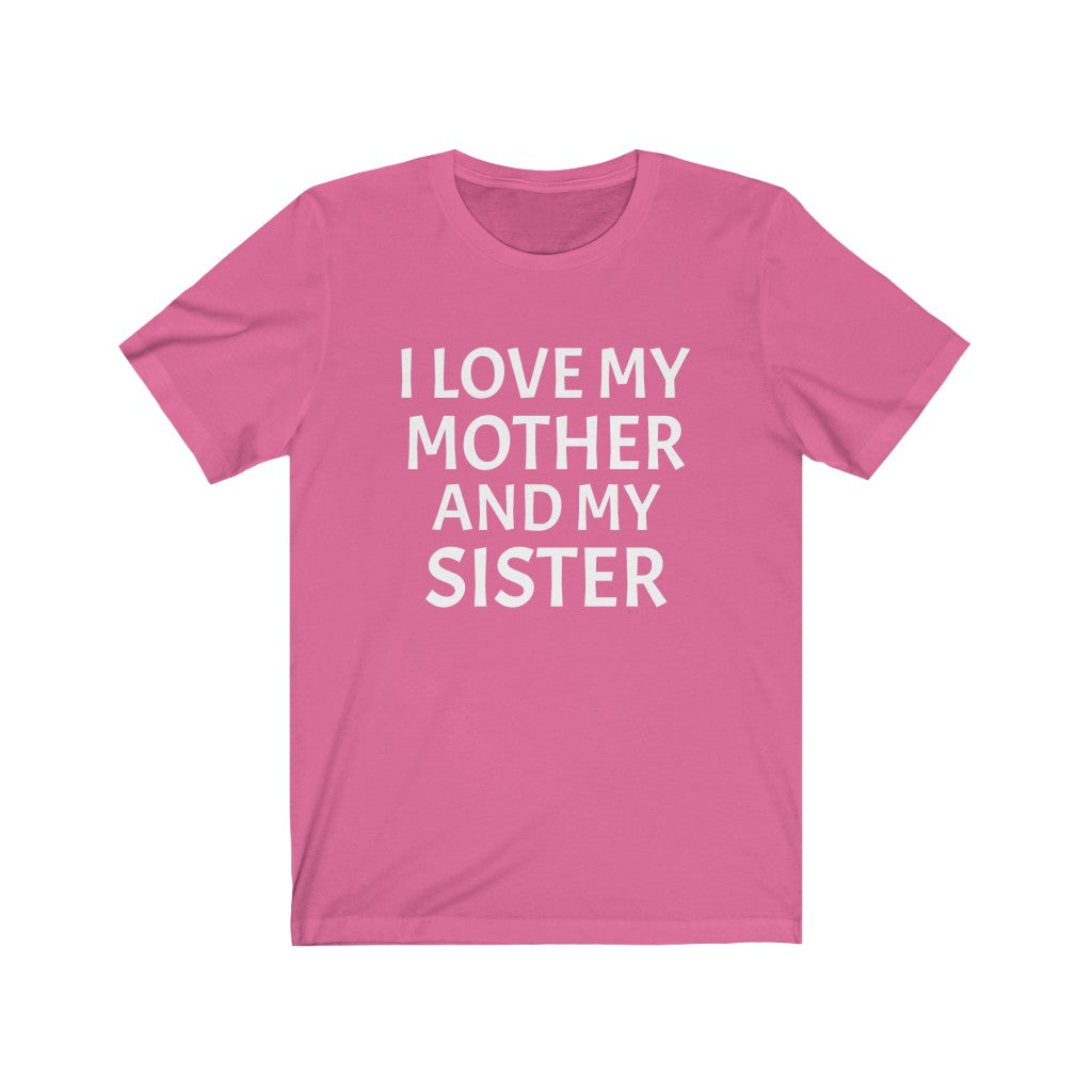 Sibling T-Shirt | For Sister or Brother | Mother's Day Charity Pink T-Shirt Petrova Designs