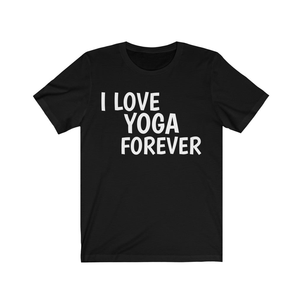 Yoga Theme T-Shirt | Yogism Gift Idea for Yoga Lovers Black T-Shirt Petrova Designs