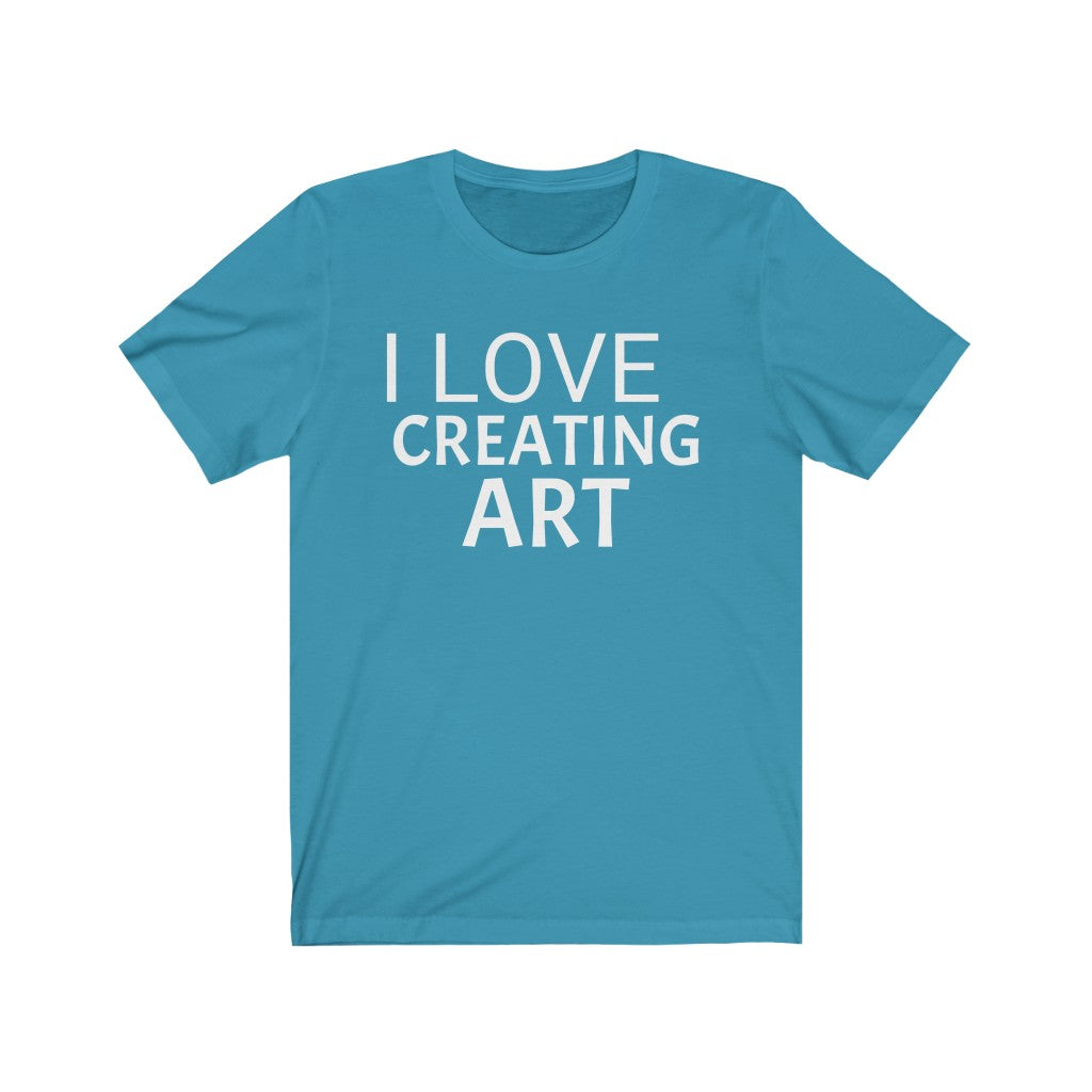 Artist T-Shirt | Art Creator Gift Idea Aqua T-Shirt Petrova Designs