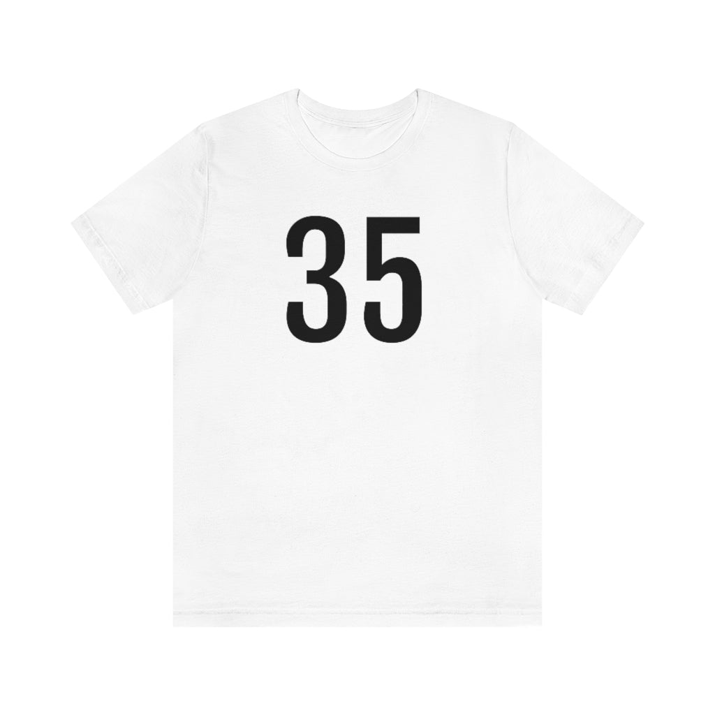 White T-Shirt Tshirt Numerology Numbers Gift for Friends and Family Short Sleeve T Shirt Petrova Designs