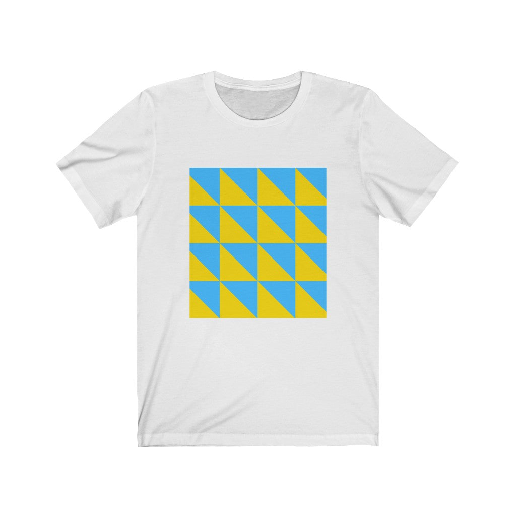Geometric T-Shirt | Geometrical Tee White T-Shirt Petrova Designs