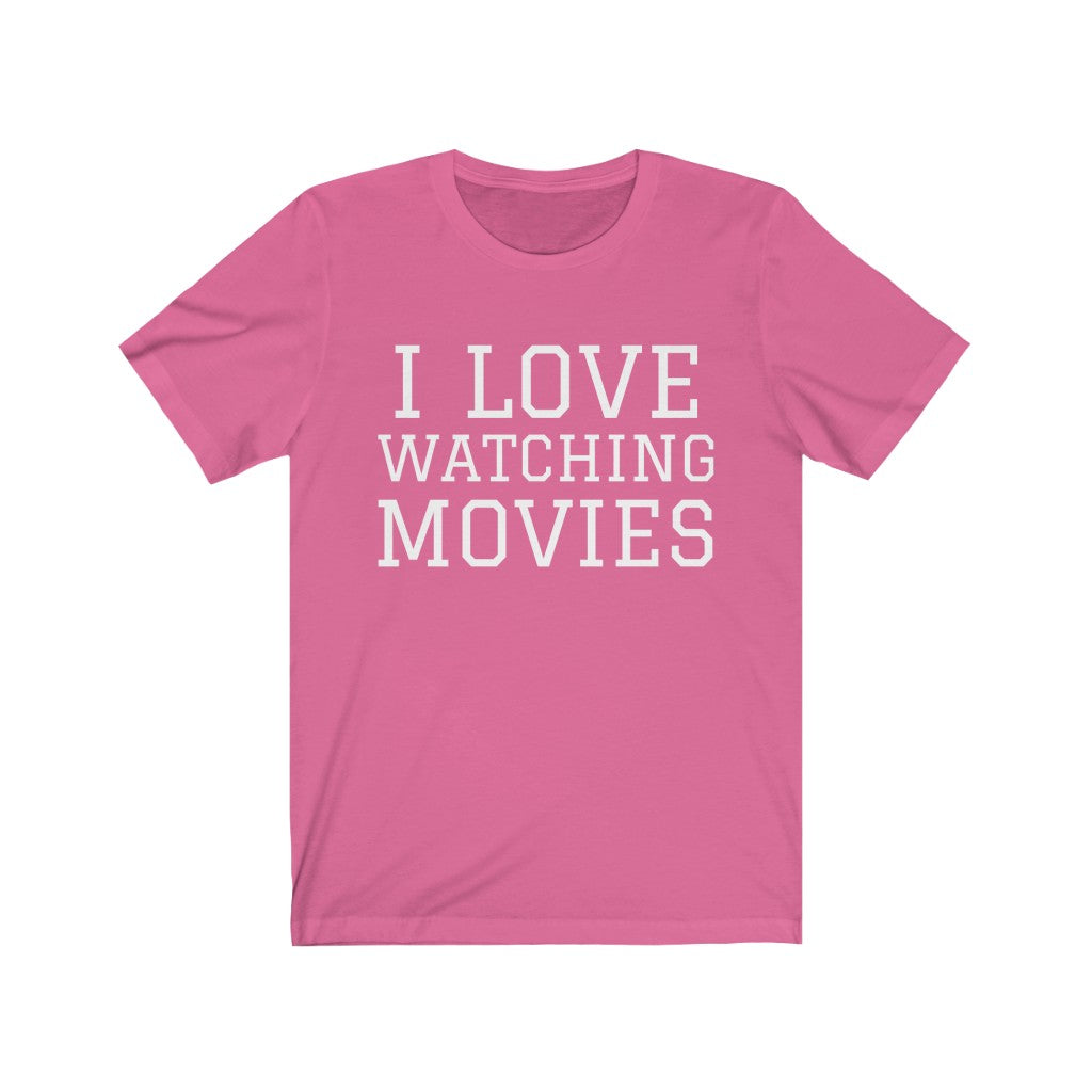 Cinephile T-Shirt | Movies Enthusiast Gifts Charity Pink T-Shirt Petrova Designs