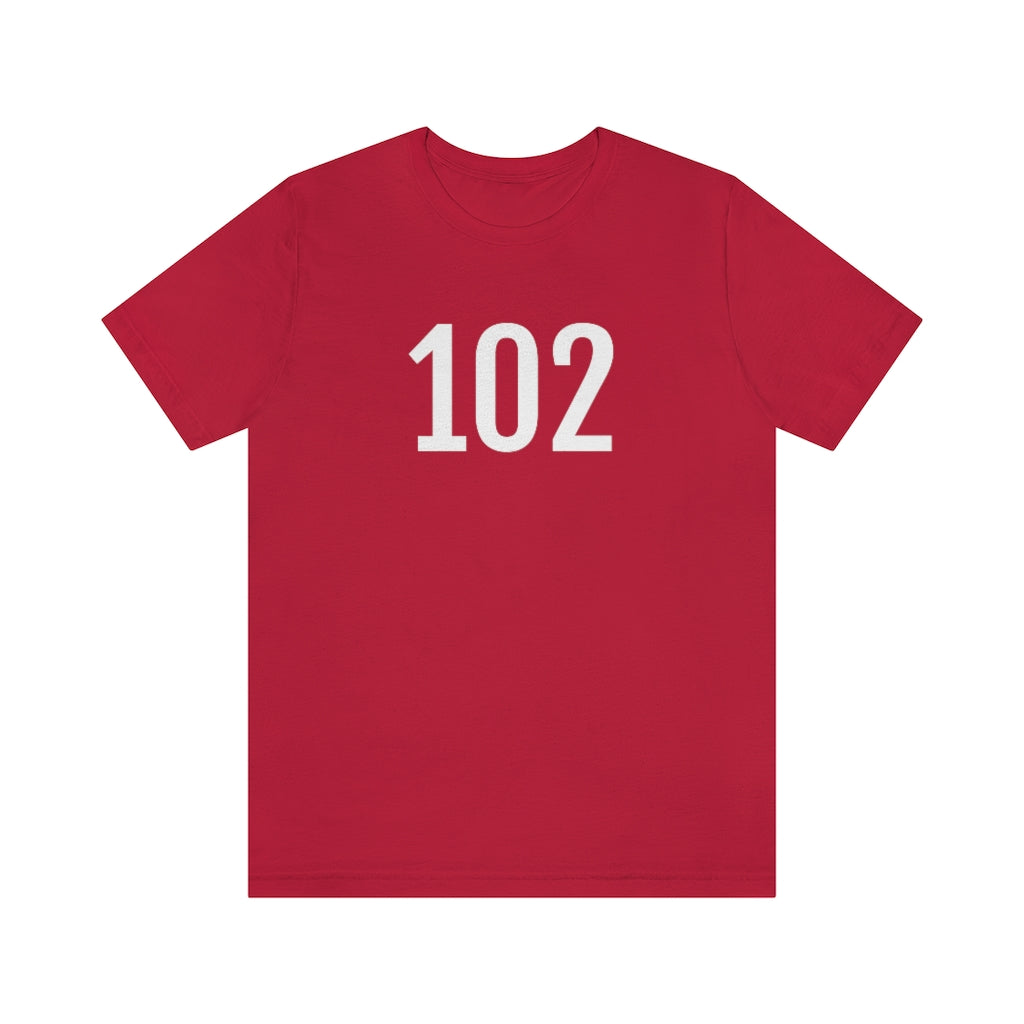 Red T-Shirt Tshirt Numerological Gift for Friends and Family Short Sleeve T Shirt Petrova Designs