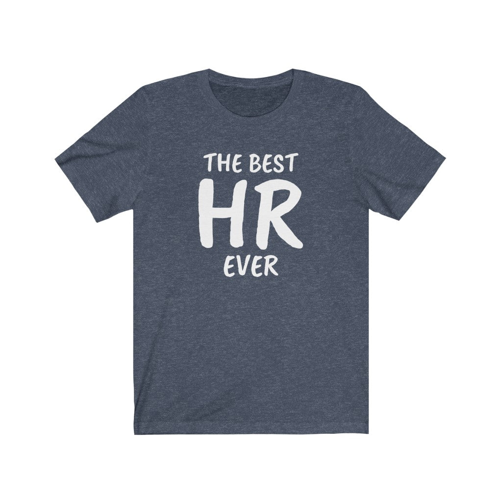 HR Gift Idea | Human Resources T-Shirt | HR Tee Heather Navy T-Shirt Petrova Designs