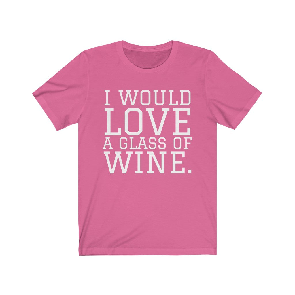 Wine T-Shirt | For Wine Lovers Charity Pink T-Shirt Petrova Designs