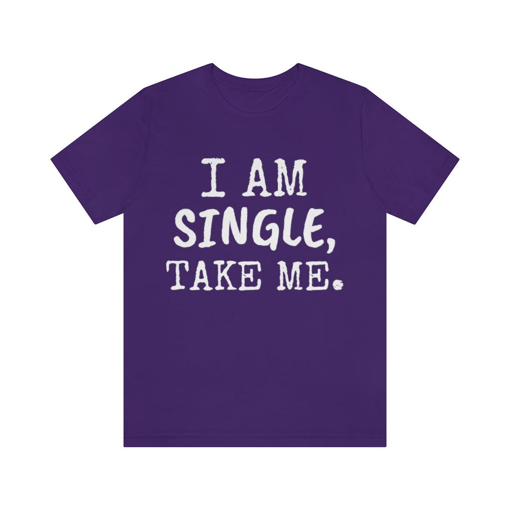 T-Shirt for Single Person | Singles' Gift Idea | Divorced Tee Team Purple T-Shirt Petrova Designs