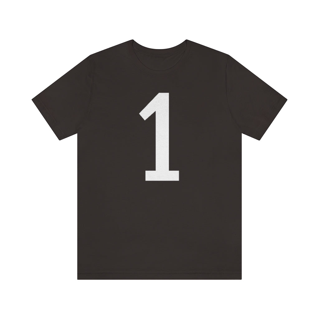 Brown T-Shirt Tshirt Numerological Gift for Friends and Family Short Sleeve T Shirt Petrova Designs