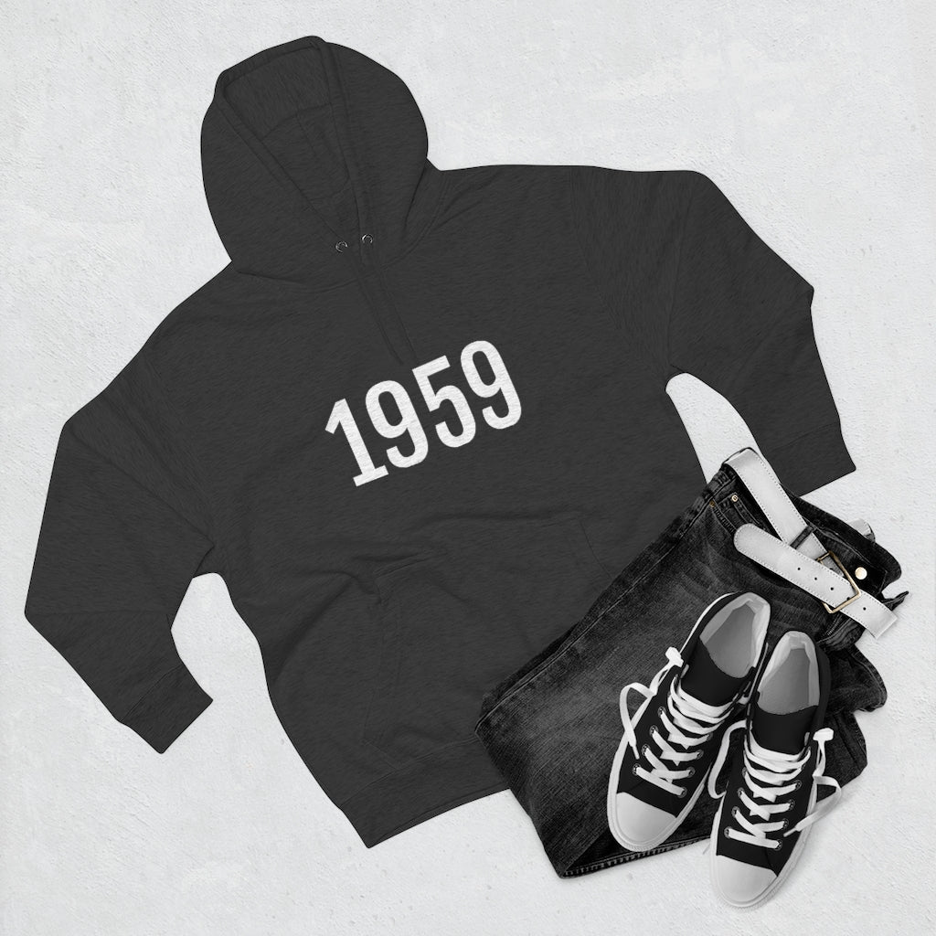 Number 1959 Hoodie | 1959 Sweatshirt with Number On Hoodie Petrova Designs