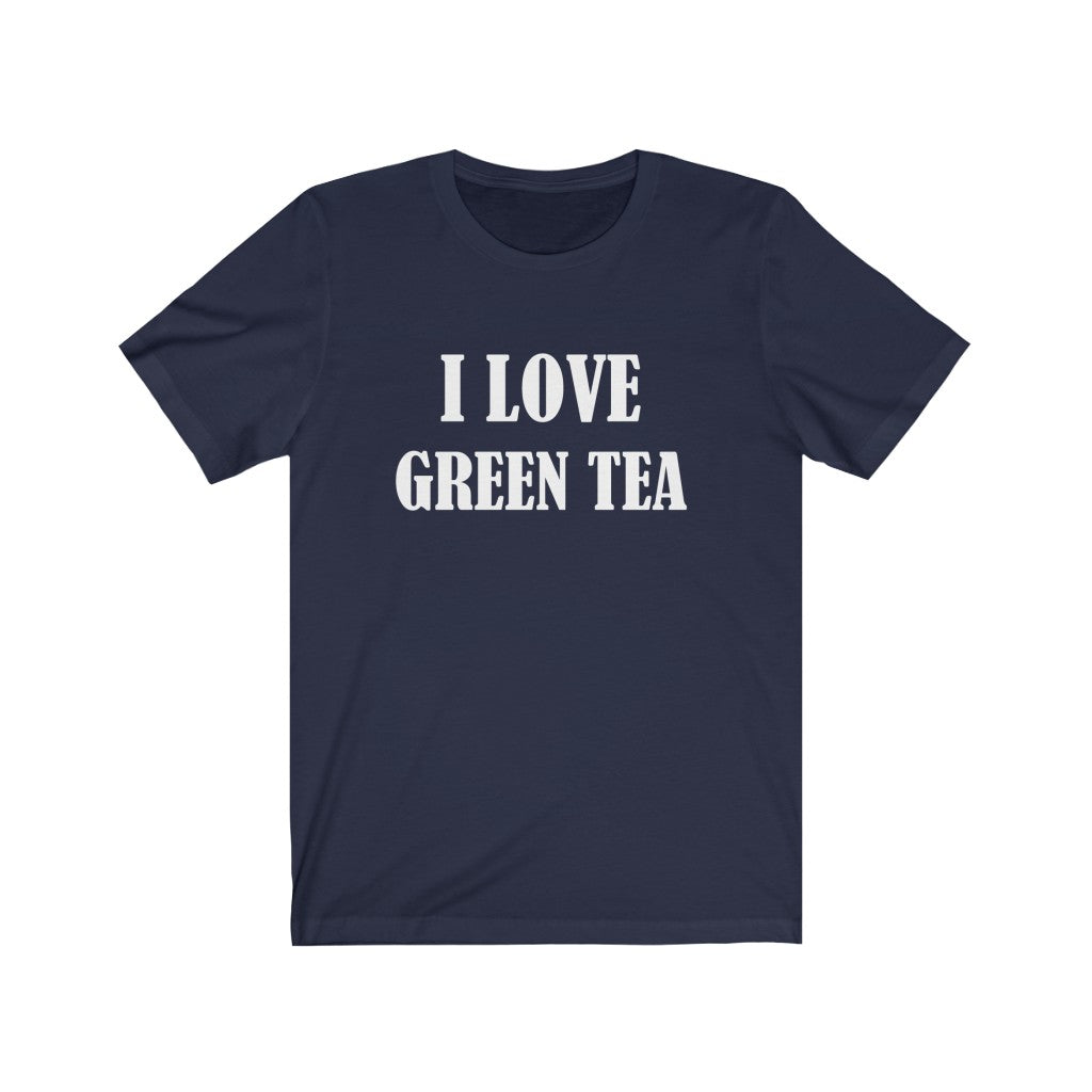 Tea T-Shirt | For Green Tea Lovers Navy T-Shirt Petrova Designs