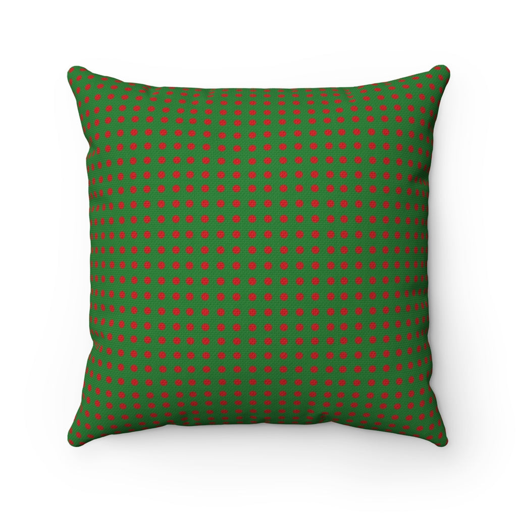 Couch Pillows (Decorative Pillows) Home Decor All Over Print AOP Bed Bed Pillows Bedding Christmas Cushion Decor Double sided Green Throw Pillows Home & Living Indoor Pillows Pillows & Covers polka dot polyester Sofa Pillows Throw Pillow For Couch Throw Pillows Zipped