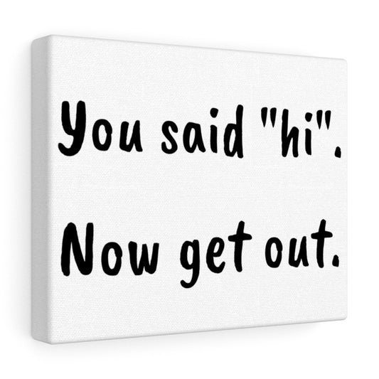 10″ × 8″ Premium Gallery Wraps (1.25″) Canvas Funny Wall Décor Canvas Petrova Designs