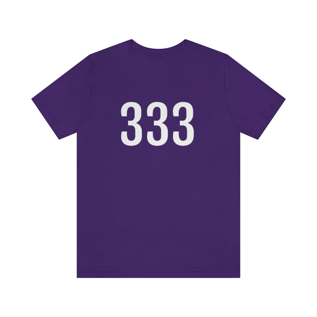 Team Purple T-Shirt Tshirt Numerology Numbers Gift for Friends and Family Short Sleeve T Shirt with Angel Number Petrova Designs