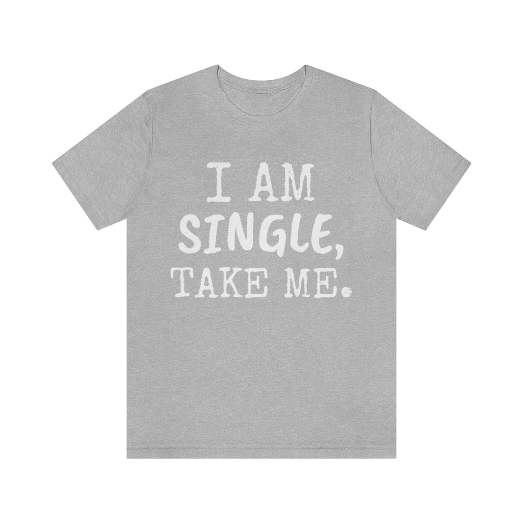 T-Shirt for Single Person | Singles' Gift Idea | Divorced Tee Athletic Heather T-Shirt Petrova Designs