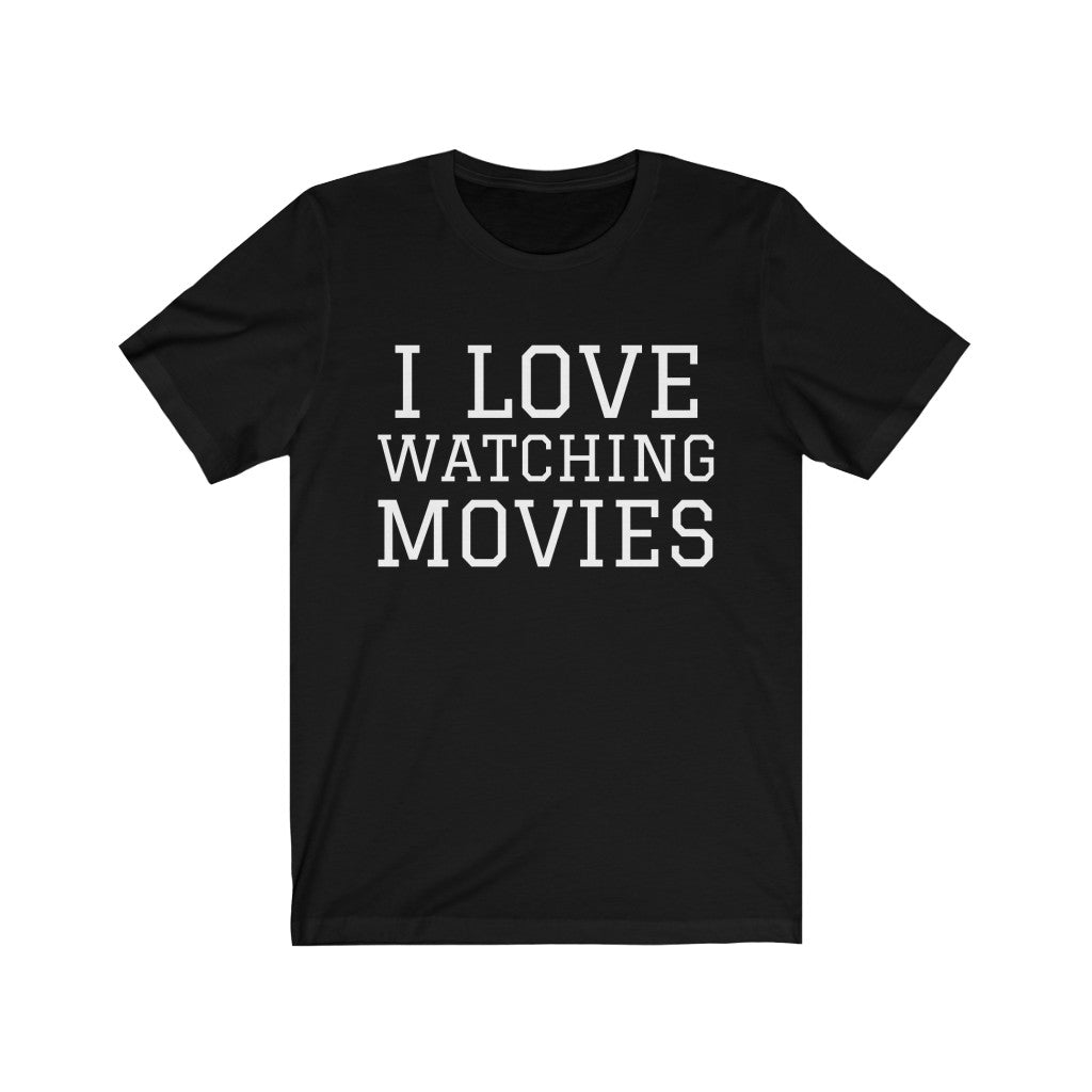 Cinephile T-Shirt | Movies Enthusiast Gifts Black T-Shirt Petrova Designs