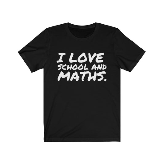 Back to School Casual Wear Cotton Crew neck Education Equations Gift for Math Lovers Hobbies Learning Love for Learning Math Enthusiast Math Teacher Mathematical Excellence Mathematics Maths Men's Clothing Numbers Problem-solving School Student Life T-shirts Unisex Women's Clothing