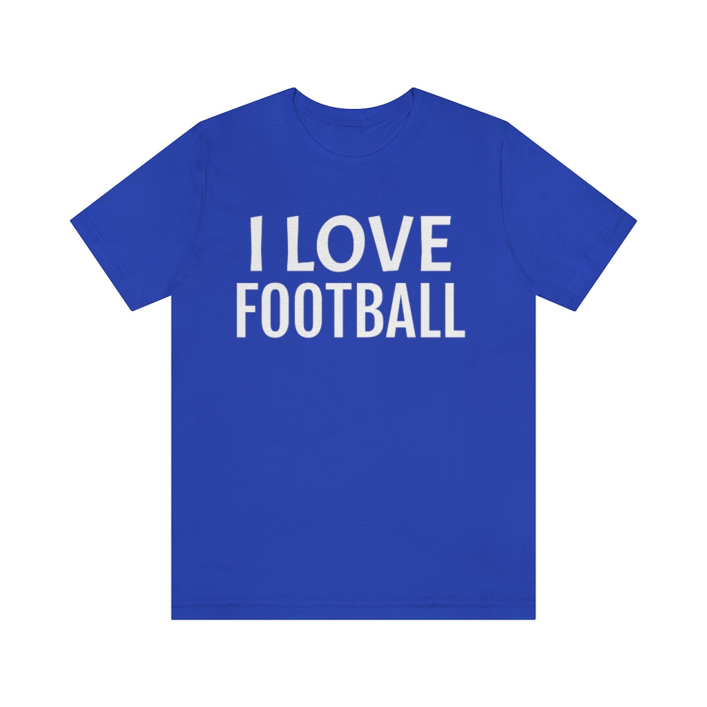 Football Theme T-Shirt | Soccer Lover Gift Idea True Royal T-Shirt Petrova Designs