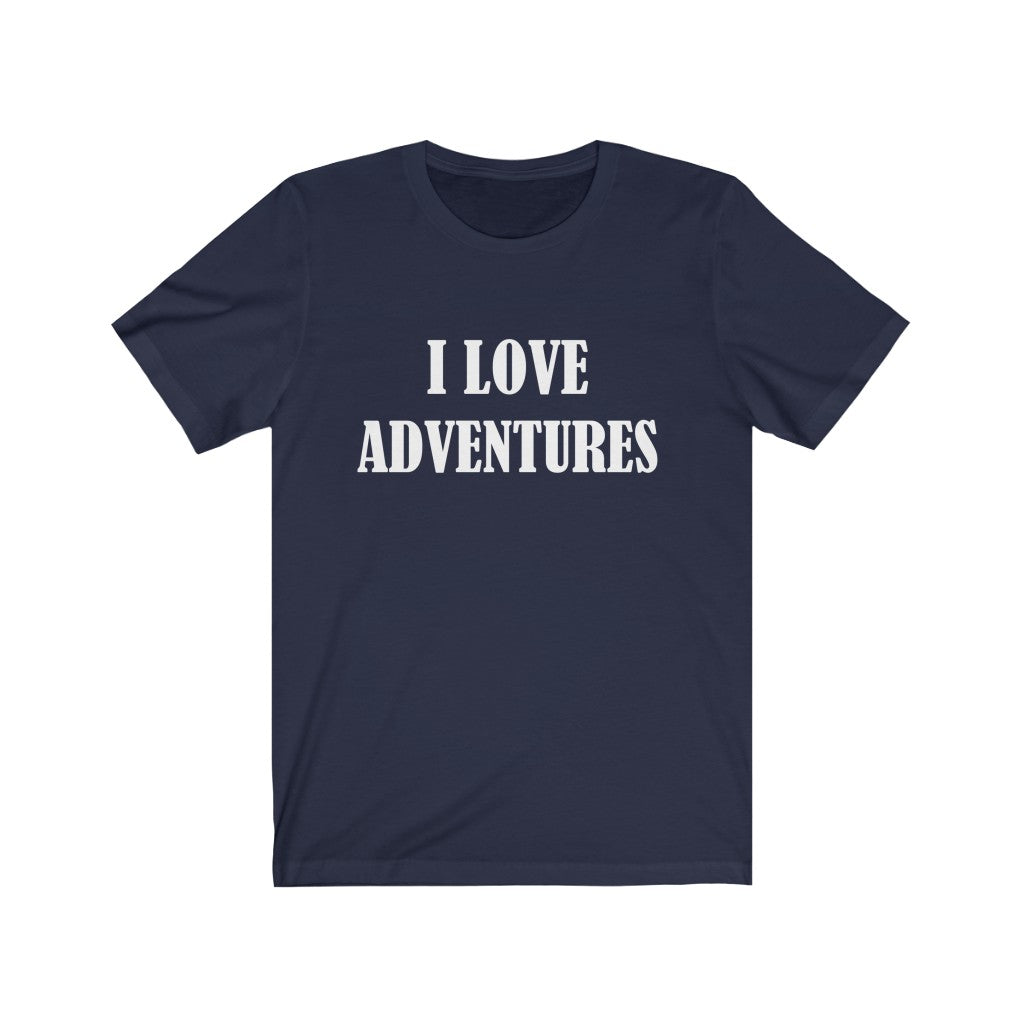 Adventures T-Shirt | For Adventurer Navy T-Shirt Petrova Designs