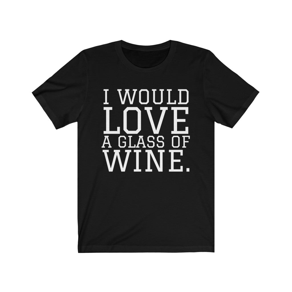 Wine T-Shirt | For Wine Lovers Black T-Shirt Petrova Designs