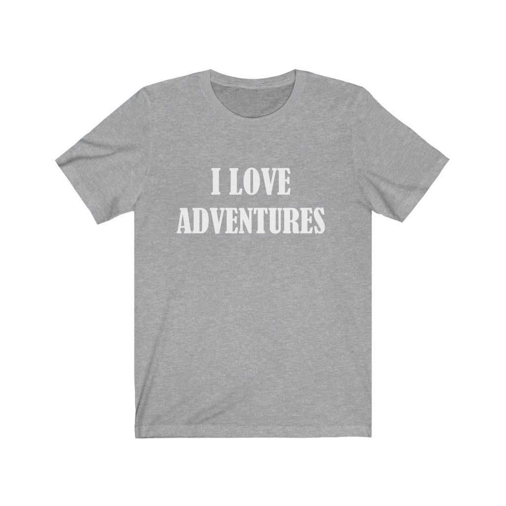 Adventures T-Shirt | For Adventurer Athletic Heather T-Shirt Petrova Designs
