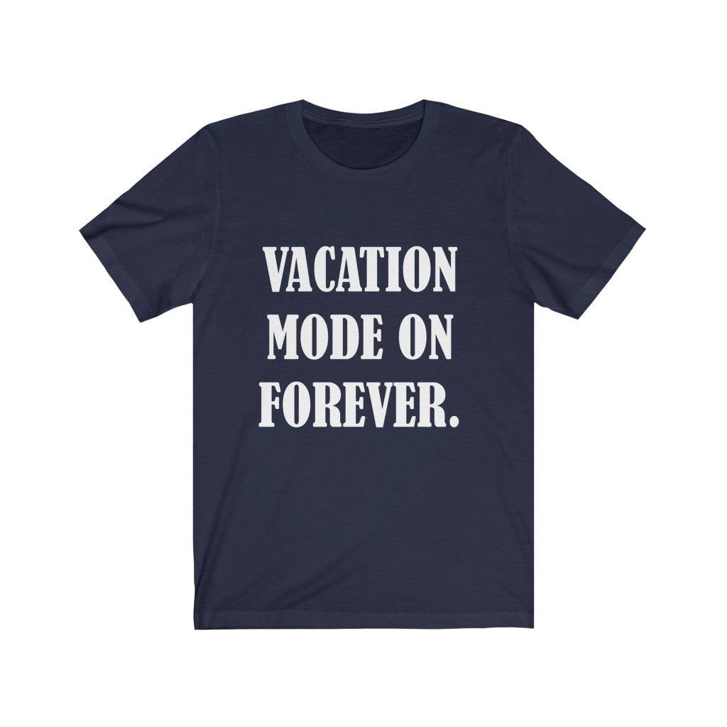 Vacation T-Shirt | Holiday Gift Idea Navy T-Shirt Petrova Designs