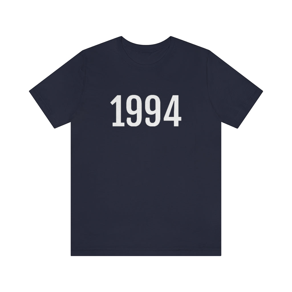 T-Shirt with Number 1994 On | Numbered Tee Navy T-Shirt Petrova Designs