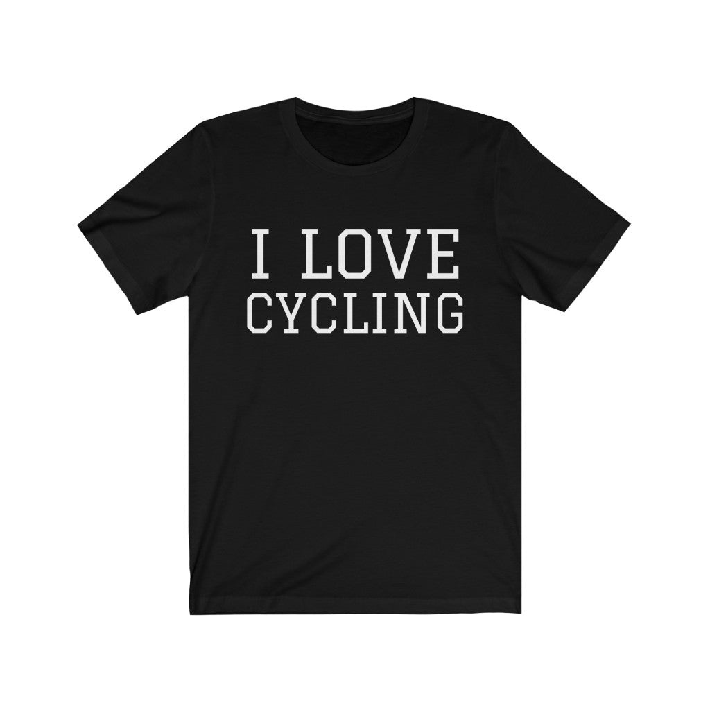 Cyclist T-Shirt | Cycling Hobby Tee Black T-Shirt Petrova Designs