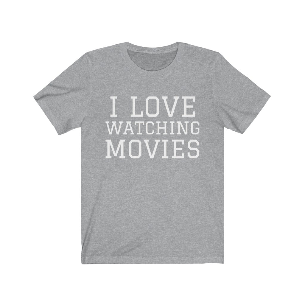 Cinephile T-Shirt | Movies Enthusiast Gifts Athletic Heather T-Shirt Petrova Designs