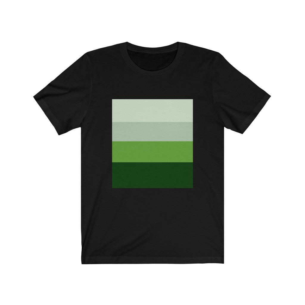 Shades of Green Rectangles Geometric T-Shirt | Contemporary Design | Petrova Designs Black T-Shirt Casual Outfit Contemporary Design Cotton Crew neck Exceptional Craftsmanship Fashion Collection Fashion Statement Geometric Tee Geometric Tshirts geometrical t-shirt Gift for Fashion Enthusiasts Made in USA Modern Fashion Modern Wardrobe Petrova Designs Rectangle Pattern Shades of Green Sharp Lines T-shirts Trendy Fashion Unisex Versatile Style Vibrant Colors
