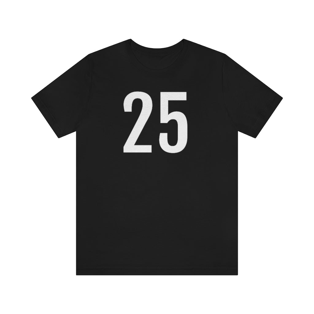 Black T-Shirt Tshirt Numerology Numbers Gift for Friends and Family Short Sleeve T Shirt Petrova Designs