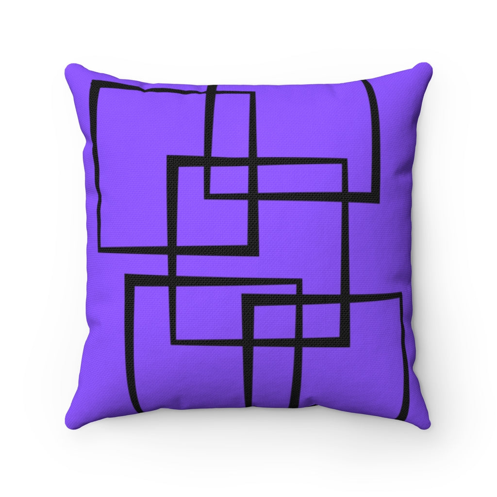 Couch Pillows (Decorative Pillows) Home Decor All Over Print AOP Bed Bed Pillows Bedding Cushion Decor Double sided geometric Home & Living Indoor Pillows Pillows & Covers polyester Purple Throw Pillows Sofa Pillows Throw Pillow For Couch Throw Pillows Zipped