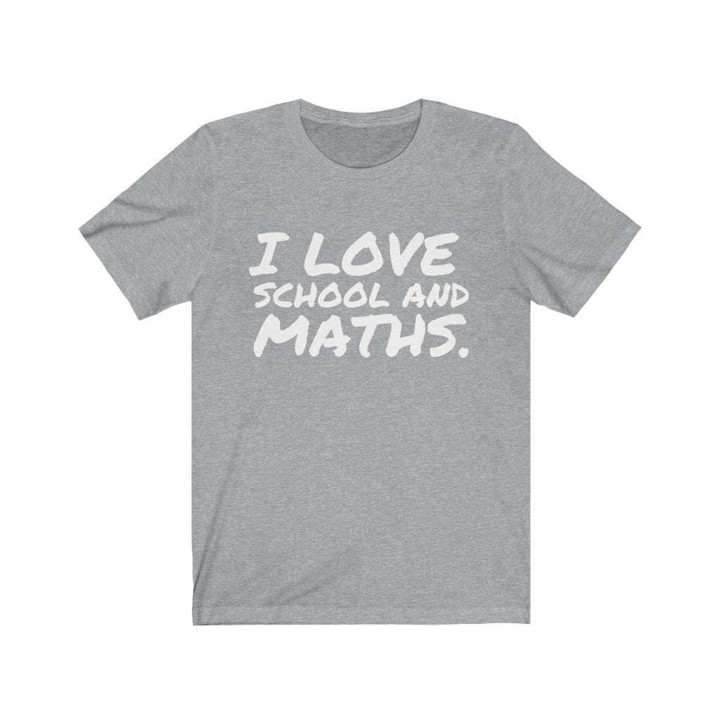 Math T-Shirt | Back To School Athletic Heather T-Shirt Petrova Designs