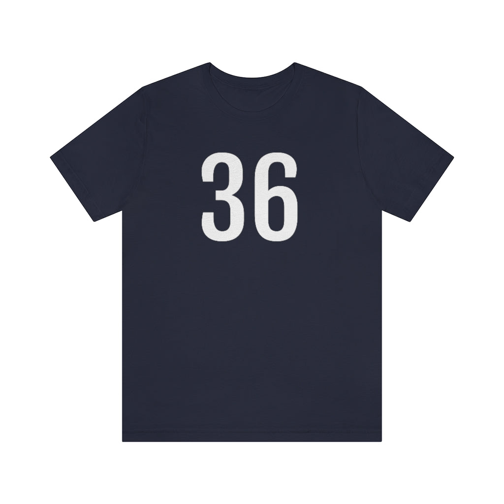 Navy T-Shirt Tshirt Numerology Numbers Gift for Friends and Family Short Sleeve T Shirt Petrova Designs