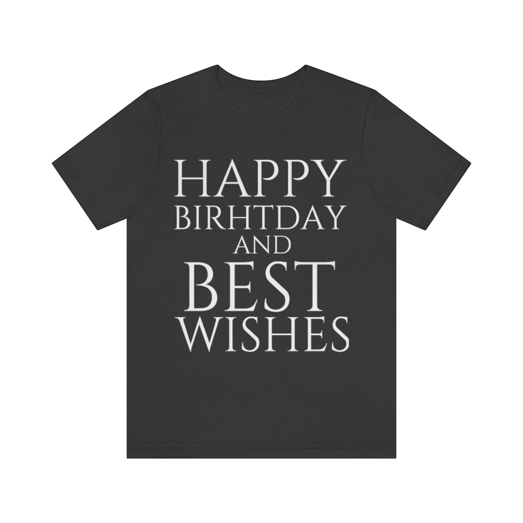 Birthday T-Shirt | Birthday Apparel Dark Grey T-Shirt Petrova Designs
